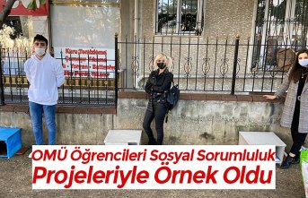 OMÜ Öğrencileri Sosyal Sorumluluk Projeleriyle Örnek Oldu