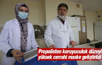 Propolisten koruyuculuk düzeyi yüksek cerrahi maske geliştirildi