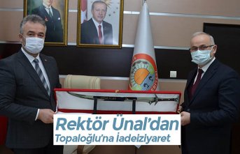 Rektör Ünal’dan Topaloğlu’na İadeiziyaret