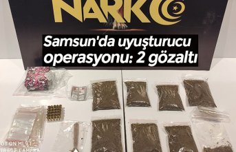 Samsun'da uyuşturucu operasyonu: 2 gözaltı