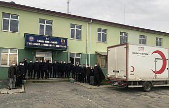 Samsun'da cezaevinde görevli jandarmadan Türk Kızılaya kan bağışı