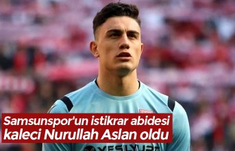 Samsunspor'un istikrar abidesi kaleci Nurullah Aslan oldu