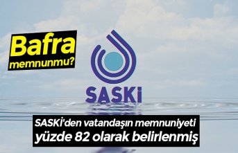 SASKİ'den vatandaşın memnuniyeti yüzde 82 olarak belirlenmiş
