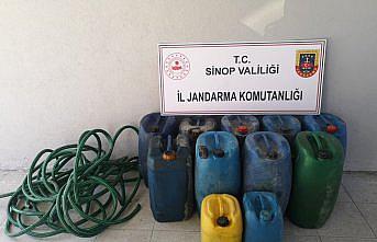 Sinop'ta İl Özel İdaresi şantiyesinden mazot hırsızlığı: 2 tutuklama
