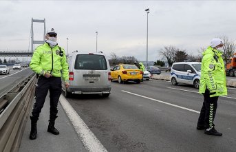 Sokağa çıkma kısıtlamalarına uymayan 24 bin 755 kişi hakkında işlem yapıldı