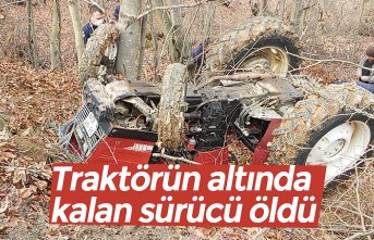 Traktörün altında kalan sürücü öldü
