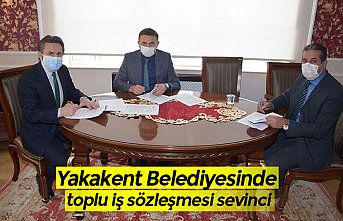 Yakakent Belediyesinde toplu iş sözleşmesi sevinci
