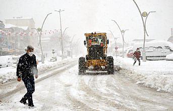 Zonguldak'ta yoğun kar