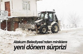 Atakum Belediyesi’nden miniklere yeni dönem sürprizi