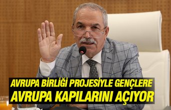AVRUPA BİRLİĞİ PROJESİYLE GENÇLERE AVRUPA KAPILARINI AÇIYOR