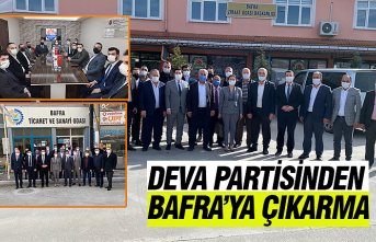 DEVA PARTİSİNDEN, BAFRA’YA ÇIKARMA