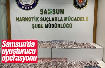 Samsun'da uyuşturucu operasyonu