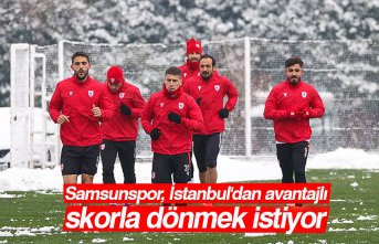 Samsunspor, İstanbul'dan avantajlı skorla dönmek istiyor