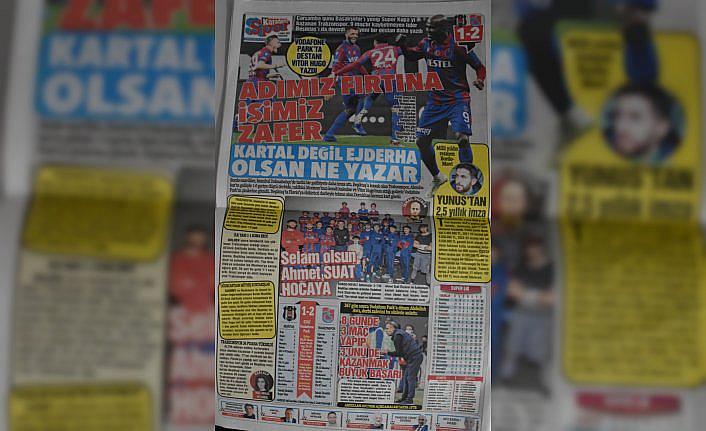 Trabzon yerel basınında Beşiktaş galibiyeti sevinci