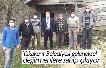 Yakakent Belediyesi geleneksel değirmenlere sahip çıkıyor