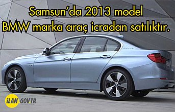 2013 model BMW marka araç icradan satılıktır