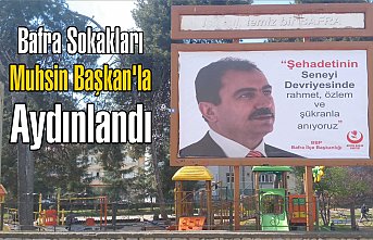 Bafra Sokakları Muhsin Başkan’la Aydınlandı