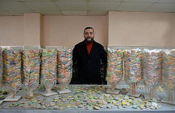 Bartın'da üretilen rengarenk sosyete şekerleri Avrupa'daki çocukların damağını tatlandırıyor