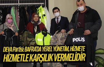 DEVA Partisi: BAFRA’DA YEREL YÖNETİM, HİZMETE HİZMETLE KARŞILIK VERMELİDİR
