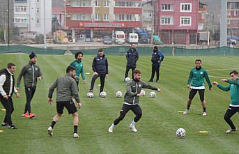 Giresunspor, Samsunspor maçı hazırlıklarını sürdürdü