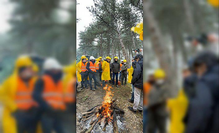 Orman personeline iş sağlığı ve standardizasyon eğitimi verildi