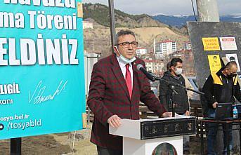 Tosya'da yüzme havuzunun temeli atıldı