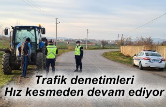 Trafik denetimleri hız kesmeden devam ediyor