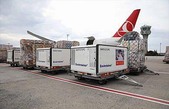 Turkish Cargo, UNICEF'in Kovid-19 aşılarını taşıyor