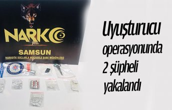 Uyuşturucu operasyonunda 2 şüpheli yakalandı