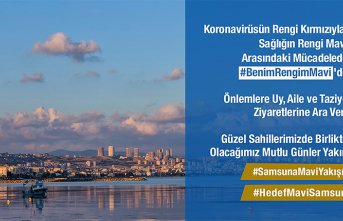 Valilikten "Benim rengim mavide" kampanyası