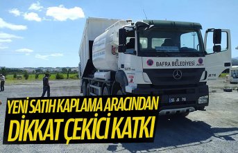 YENİ SATIH KAPLAMA ARACINDAN DİKKAT ÇEKİCİ KATKI