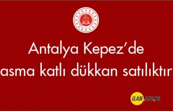 Antalya Kepez'de asma katlı dükkan satılıktır