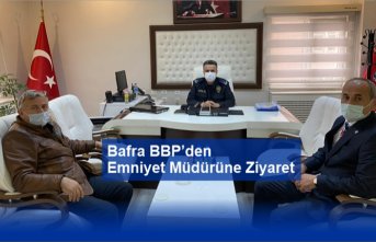 Bafra BBP den  Emniyet Müdürüne Ziyaret