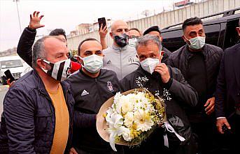 Beşiktaş kafilesi, Trabzon'a geldi