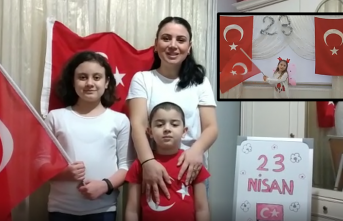 ÇAĞAN ve ECEM' DEN 23 NİSAN BAYRAMI HAZIRLIĞI