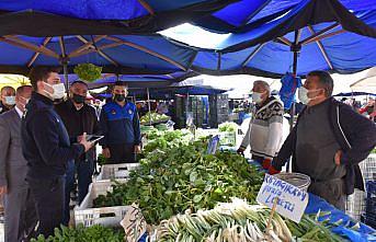 Çorum'da zabıta ekipleri pazarları denetledi