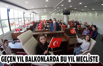 GEÇEN YIL BALKONLARDA BU YIL MECLİSTE
