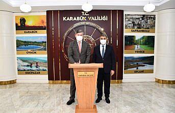 Kazakistan Büyükelçisi Saparbekuly, Vali Gürel’i ziyaret etti