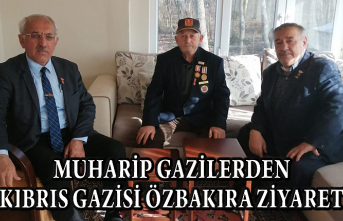 MUHARİP GAZİLERDEN KIBRIS GAZİSİ ÖZBAKIRA ZİYARET