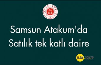 Samsun Atakum'da tek katlı daire satılıktır