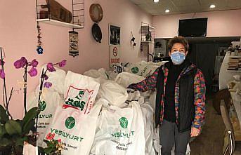 Samsun'da ihtiyaç sahibi ailelere gıda paketi yardımı