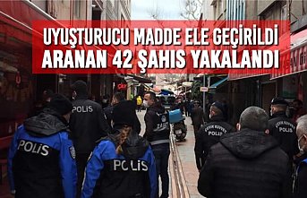 Samsun’da Uyuşturucu Madde Ele Geçirildi, Aranan 42 Şahıs Yakalandı