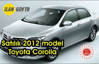 Satılık 2012 model Toyota Corolla