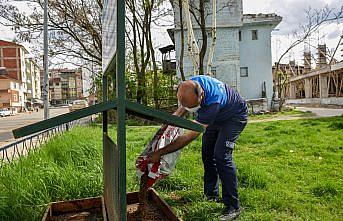 Taşköprü Belediye Başkanı Çatal, sokak hayvanlarını besledi