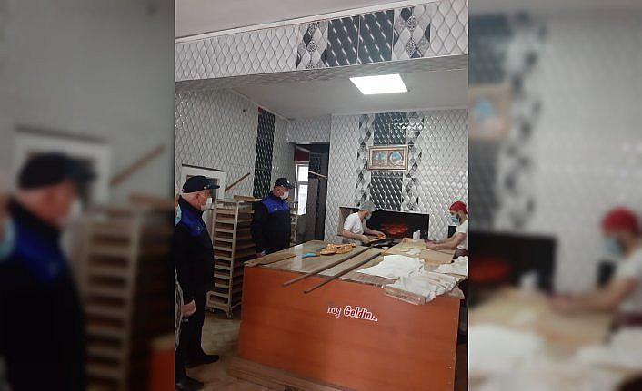 Tokat'ta zabıta, fırınları denetledi