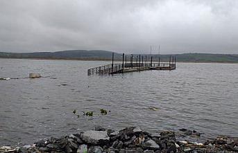 Yeniçağa Gölü'nde su seviyesi yükseldi