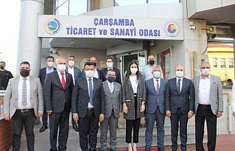 AK Parti Genel Başkan Yardımcısı Çiğdem Karaaslan'dan Çarşamba TSO'ya ziyaret