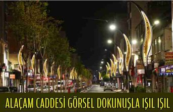 ALAÇAM CADDESİ GÖRSEL DOKUNUŞLA IŞIL IŞIL