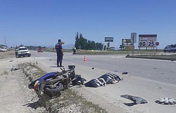 Amasya’da otomobil ile motosiklet çarpıştı: 1 ölü