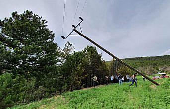 Bolu'da ormanlık alanda çıkan yangın söndürüldü